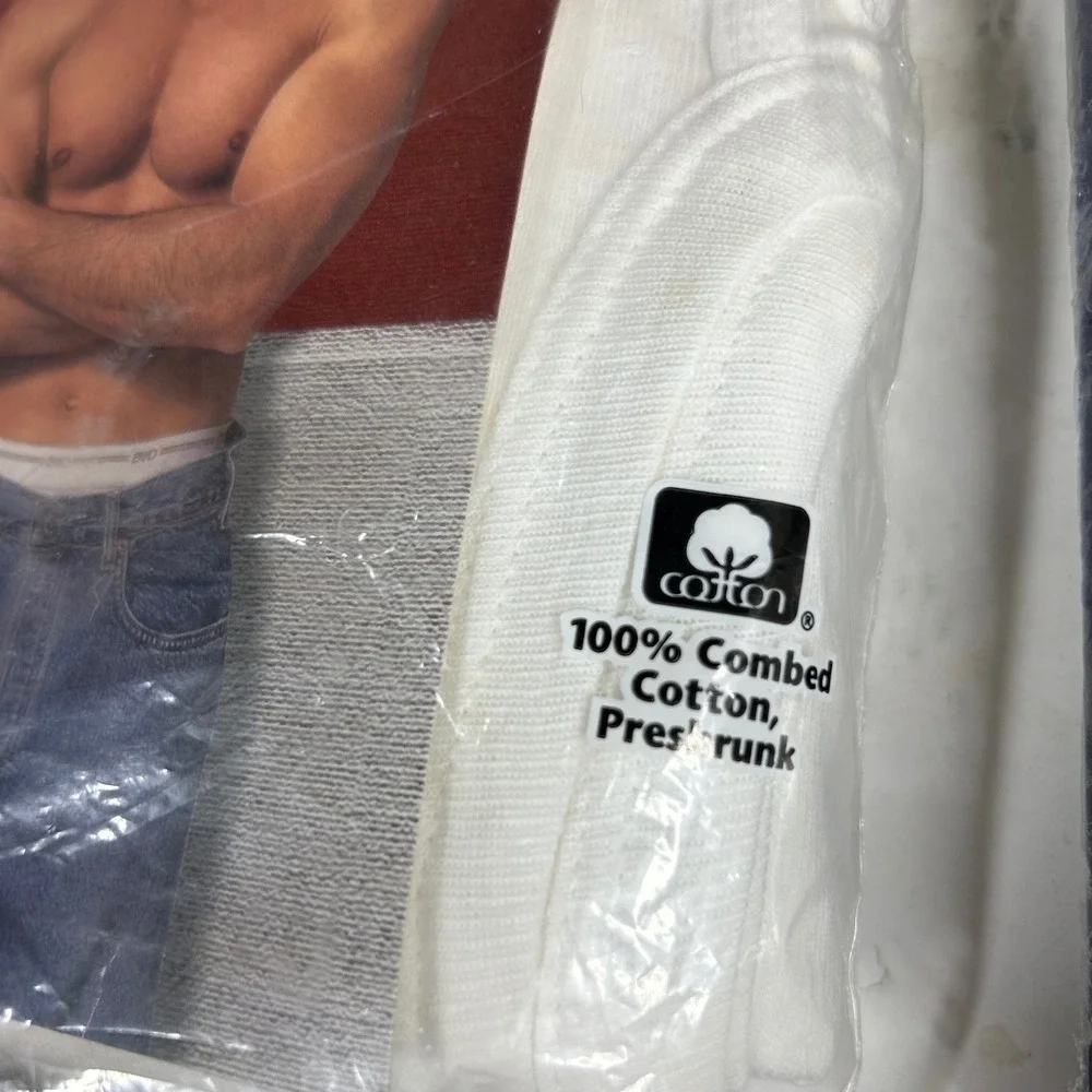 Vintage 1996 BVD Mens Briefs 8 Pack White 100% Cotton Size 36 New Old Stock